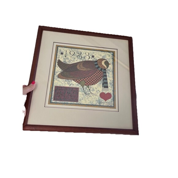 Charles Wysocki Singed Numbered Commemorative 1983 Print Framed Folk Art Country - Picture 4 of 5